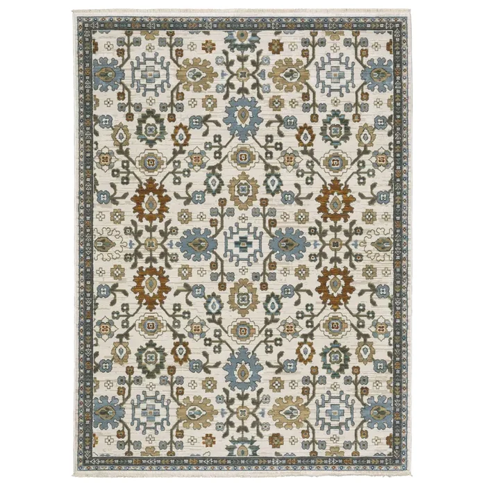 Oriental Weavers Sphinx KEIRA KEI02 Ivory Floral Rugs