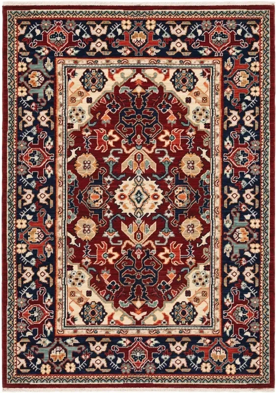 Oriental Weavers Sphinx Lilihan 2062R Red/ Blue Rugs