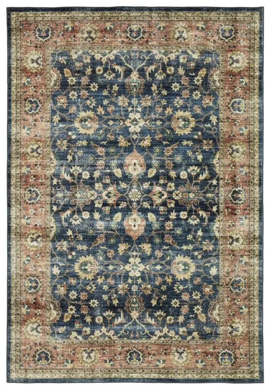 Oriental Weavers Sphinx Sumter Sum04 Blue/ Rust Rug