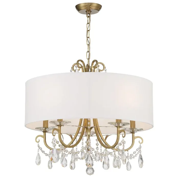 Othello 5 Light Vibrant Gold Chandelier