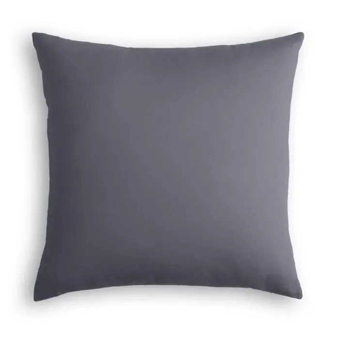 Outdoor Pillow in Sunbrella® Canvas – Charcoal