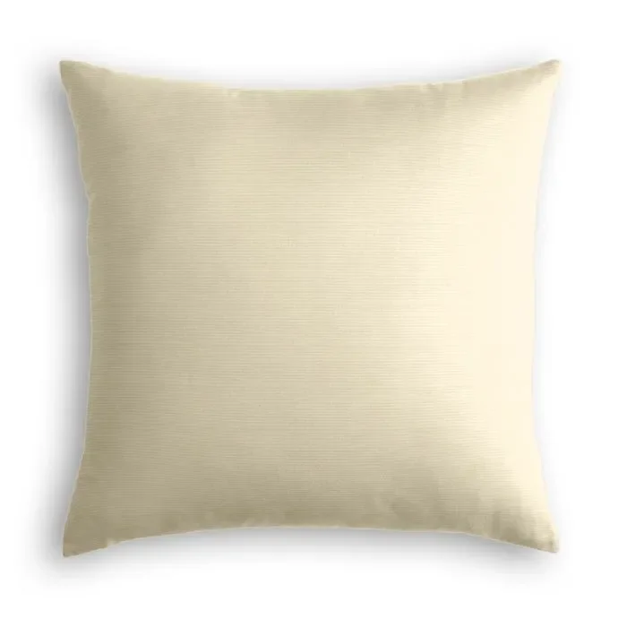 Outdoor Pillow in Sunbrella® Canvas – Vellum