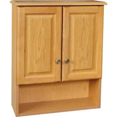 Over-The-John Oak Bath Vanity
