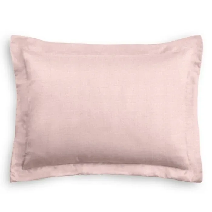 Pillow Sham in Classic Linen – Blush
