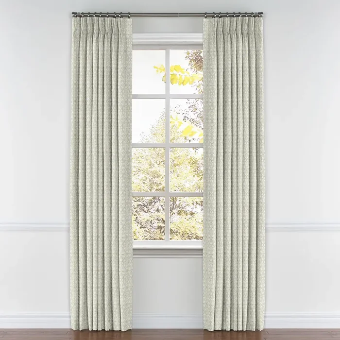 Pinch Pleat Drapery in Palazzo – Linen