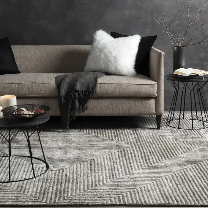 Quartz Viscose Hand Tufted Rug