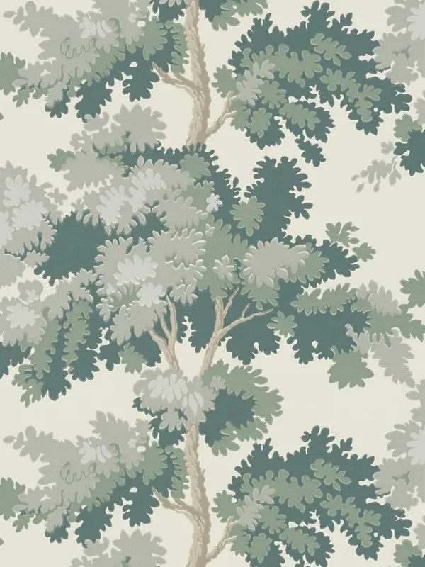 Raphael Printed Wall Covering, Green