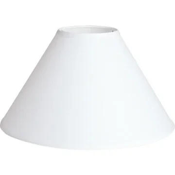 Round Hardback Linen Lamp Shade 6 x18 x 11-1/2″ White Pack of 6