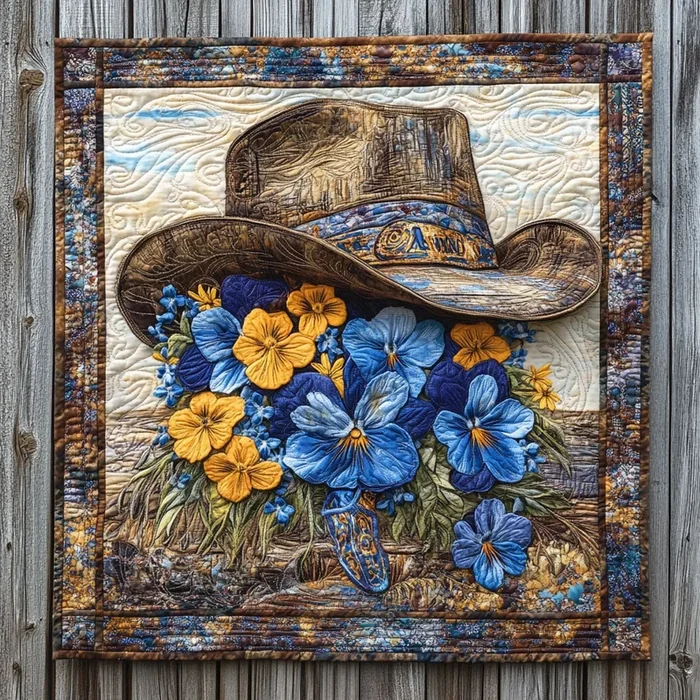Rustic Cowboy Hat WN2409041CL Quilt