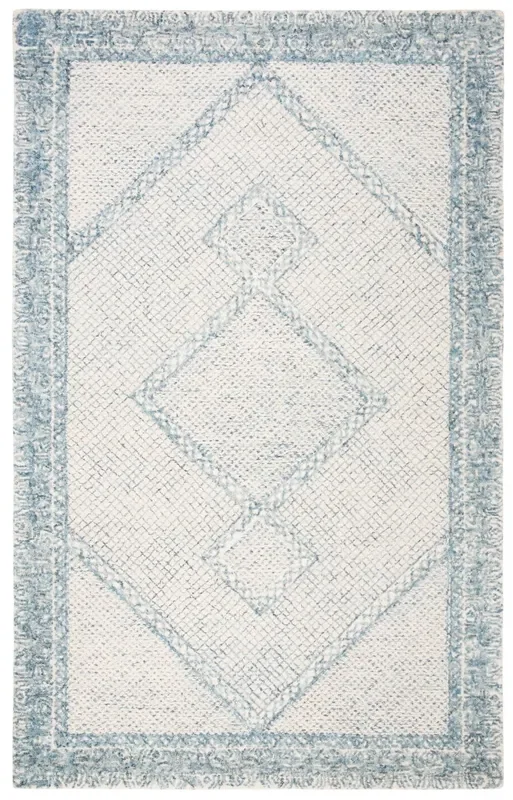 Safavieh Abstract Abt345M Ivory/Blue Rugs