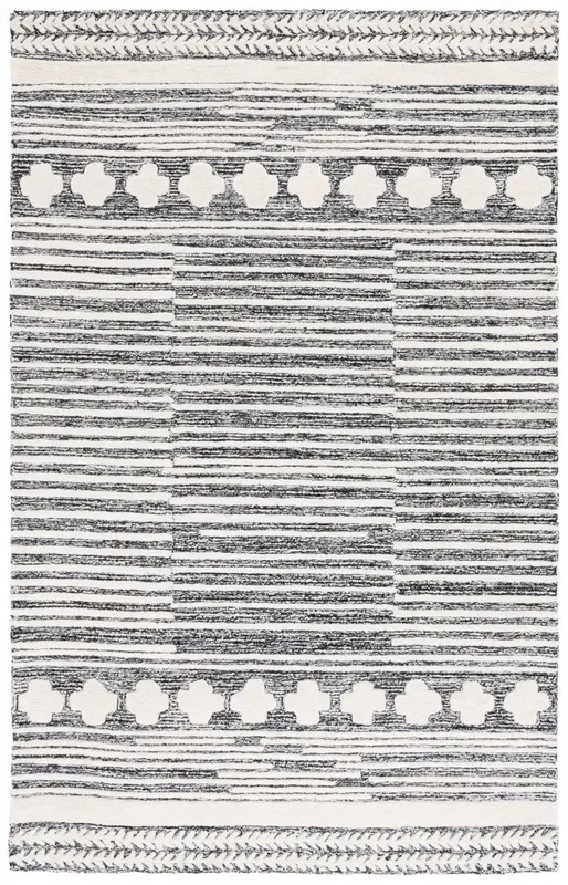 Safavieh Abstract Abt559Z Black/Ivory Rug