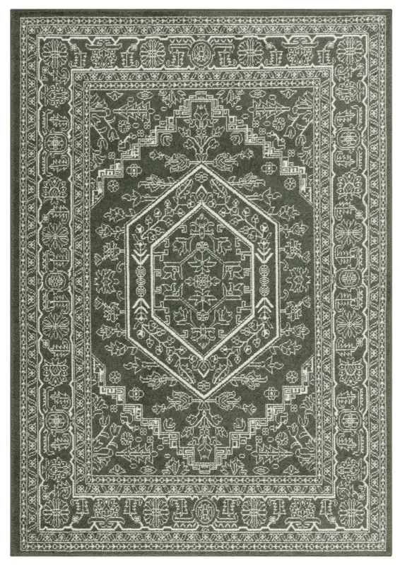 Safavieh Adirondack Adr108Y Dark Green/Ivory Rug