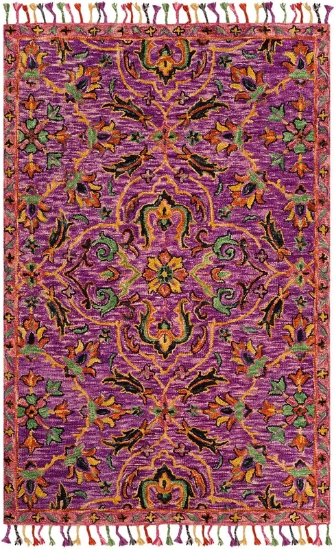Safavieh Blossom Blm451A Purple / Multi Rugs