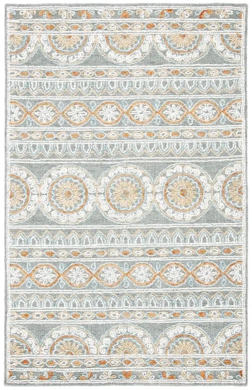 Safavieh Blossom Blm609F Grey/Ivory Rugs