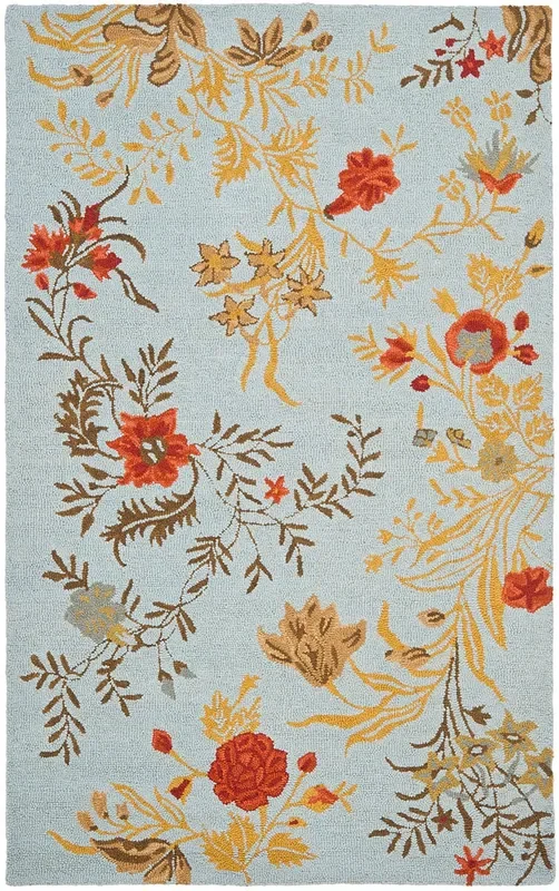 Safavieh Blossom Blm919B Blue / Multi Rugs