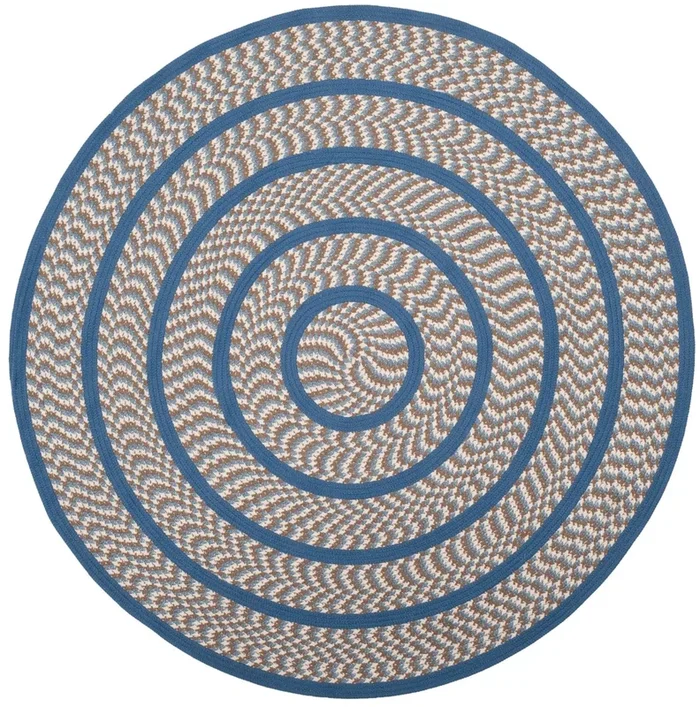 Safavieh Braided Brd401A Ivory/Blue Rug