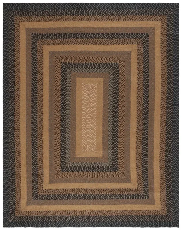 Safavieh Braided Brd652E Natural/Sage Rug