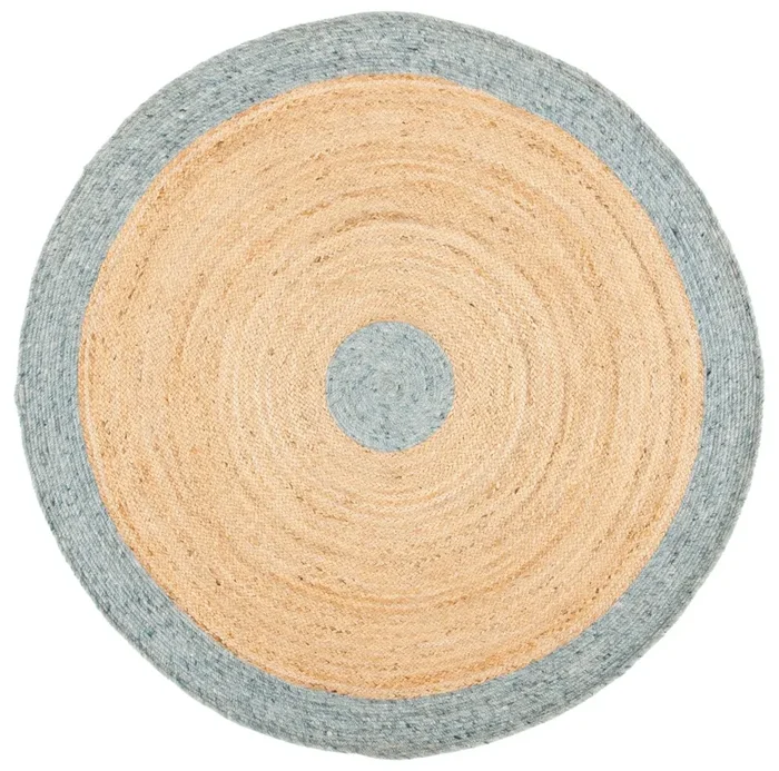 Safavieh Braided Brd910H Light Blue/Gold Rugs