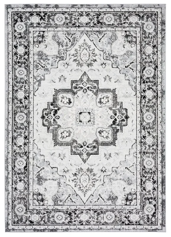Safavieh Brentwood Bnt837Z Black/Ivory Rug