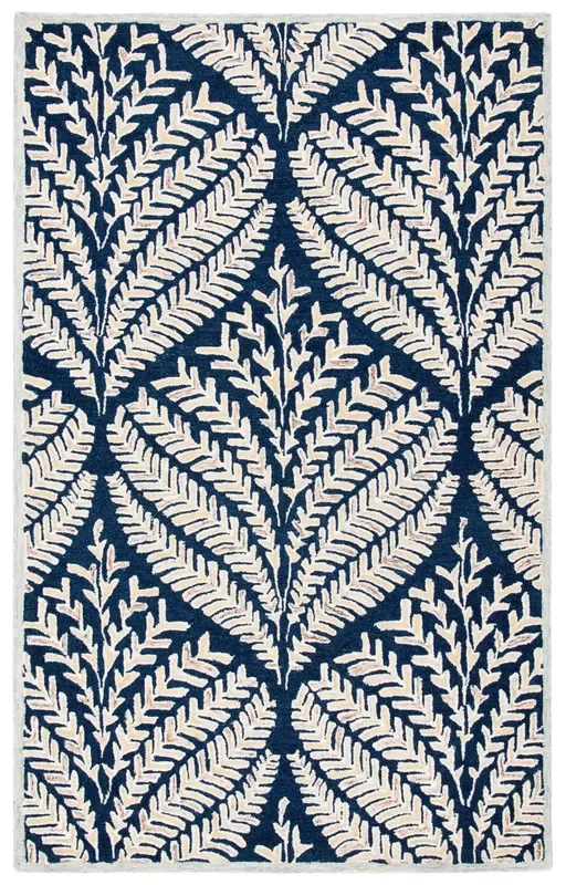 Safavieh Capri Cpr208N Navy/Ivory Rug