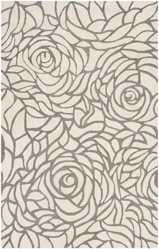 Safavieh Casablanca Csb304A Ivory / Grey Rugs