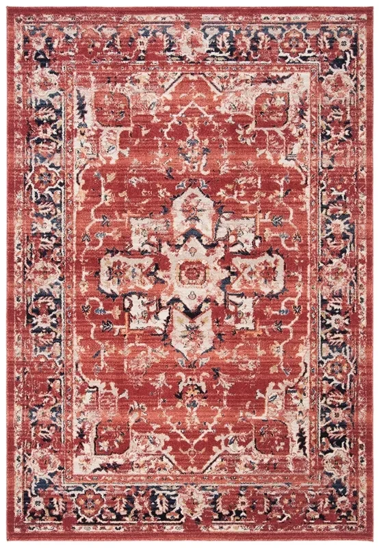 Safavieh Charleston Chl411Q Red/Ivory Rugs