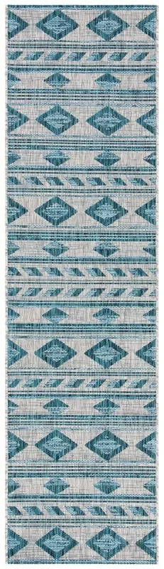 Safavieh Courtyard Cy8529-37212 Grey/Teal Rugs