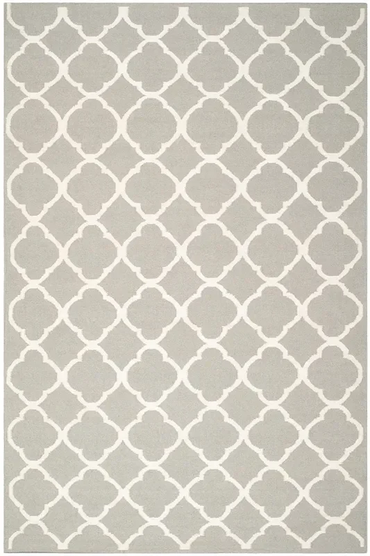 Safavieh Dhurries Dhu627B Grey / Ivory Rugs