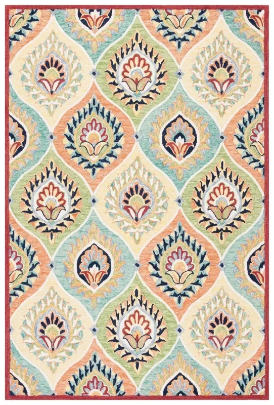 Safavieh Heritage Hg358Y Green/Rust Rug