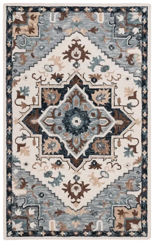 Safavieh Heritage Hg552F Ivory/Grey Rug