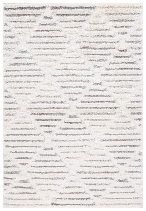 Safavieh Hi-Lo Shag Hls212B Beige/Grey Rug