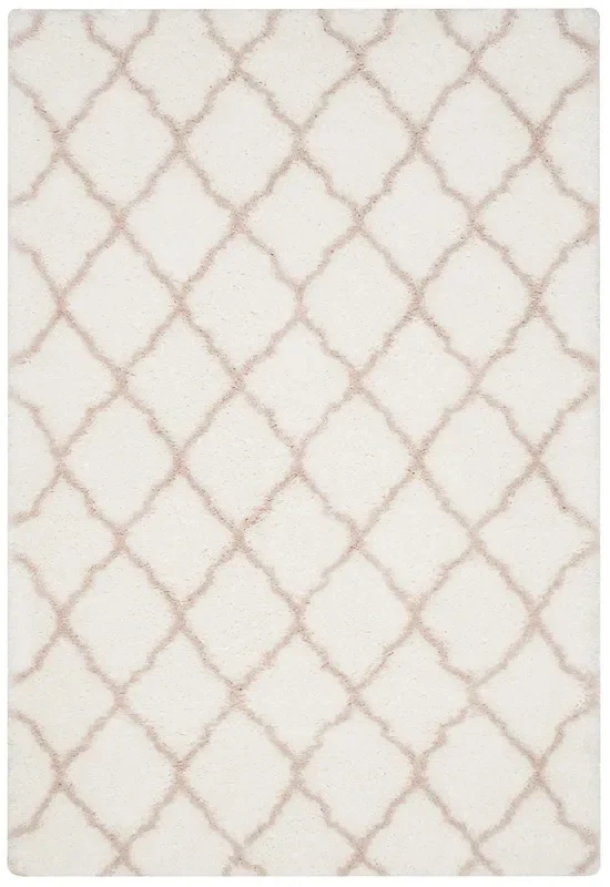 Safavieh Indie Shag Sgi322G Ivory / Mushroom Rugs