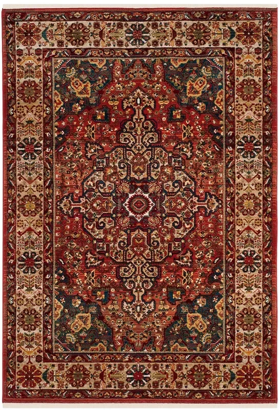 Safavieh Kashan Ksn305L Red / Ivory Rugs