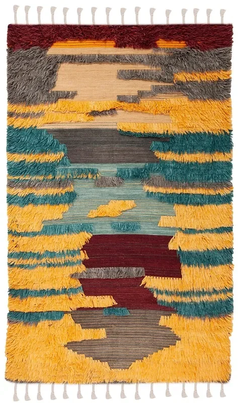 Safavieh Kenya Kny230Q Red / Gold Rugs