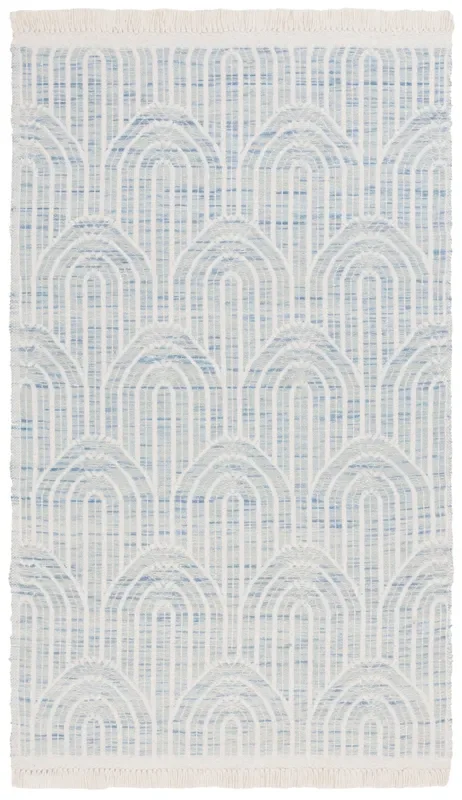 Safavieh Kilim Klm765M Blue/Ivory Rug