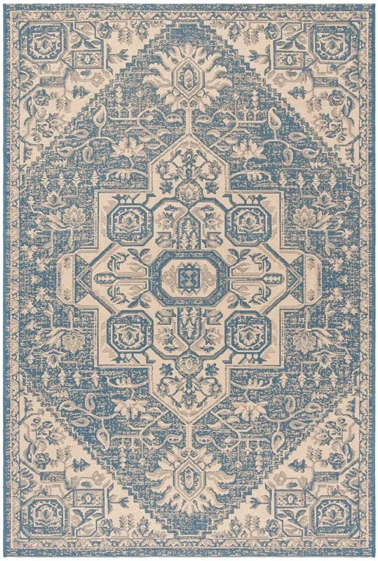 Safavieh Linden Lnd138N Cream / Blue Rugs