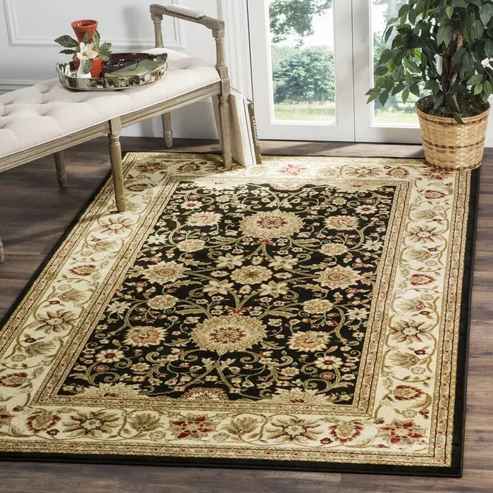 Safavieh Lyndhurst lnh212a Black / Creme Rugs