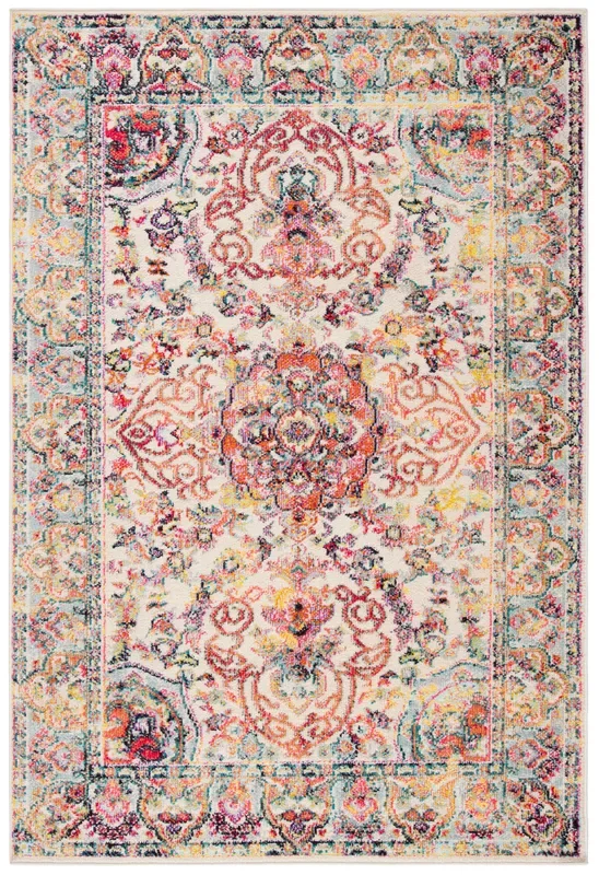 Safavieh Madison Mad256A Ivory/Red Rugs