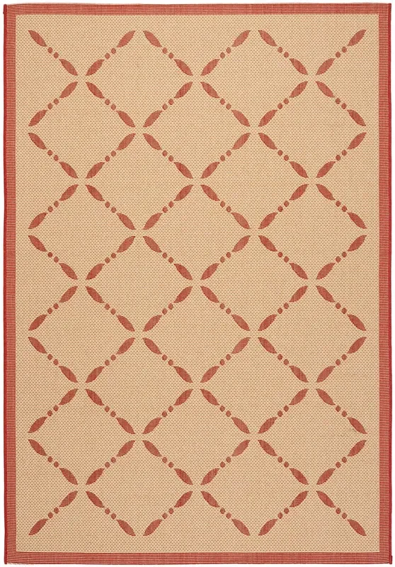 Safavieh Martha Stewart Msr4252-18 Creme / Red Rugs