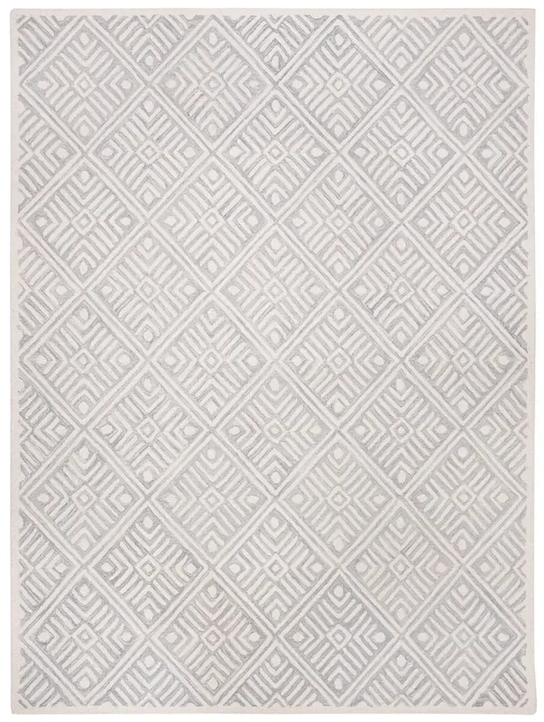 Safavieh Micro-Loop Mlp262F Grey / Ivory Rugs