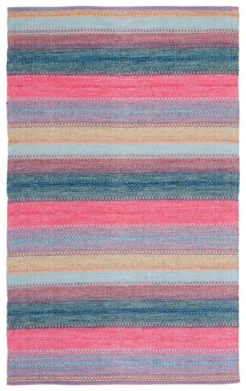 Safavieh Montauk Mtk851Q Red/Blue Rug