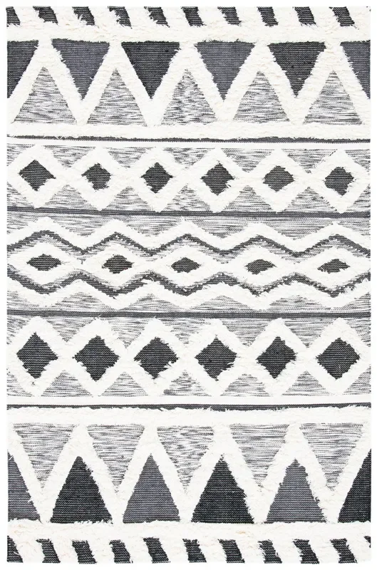 Safavieh Natura Nat685A Ivory/Black Rugs