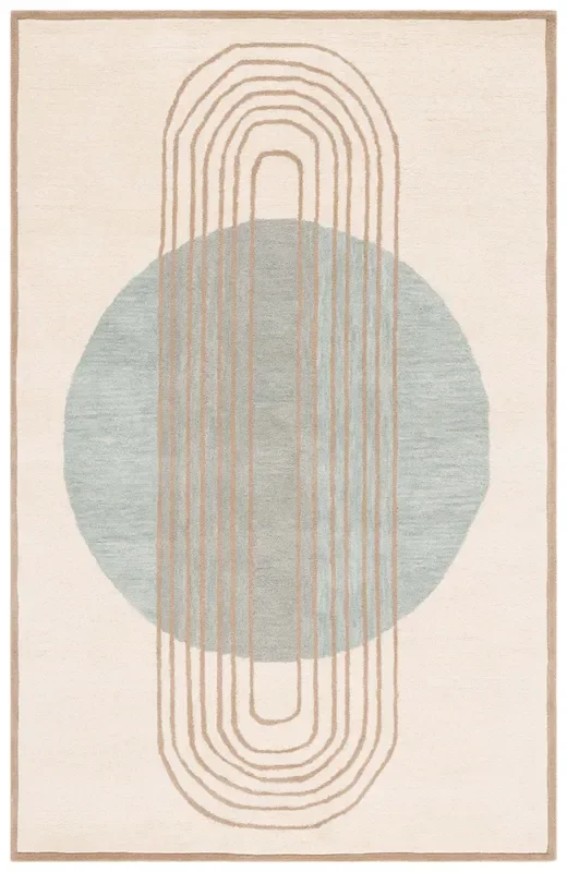 Safavieh Rodeo Drive Rd376A Ivory/Blue Rug