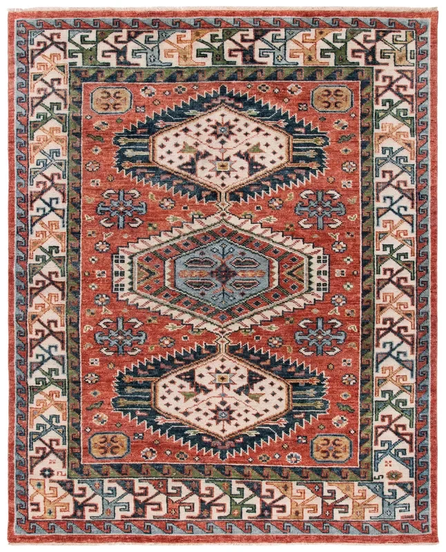 Safavieh Samarkand Srk119Q Red/Beige Rugs
