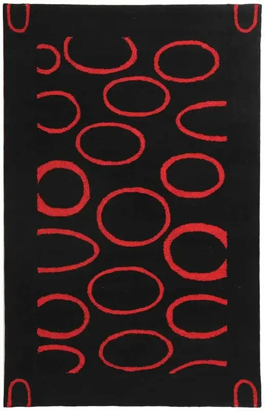 Safavieh Soho Soh714B Black / Red Rugs