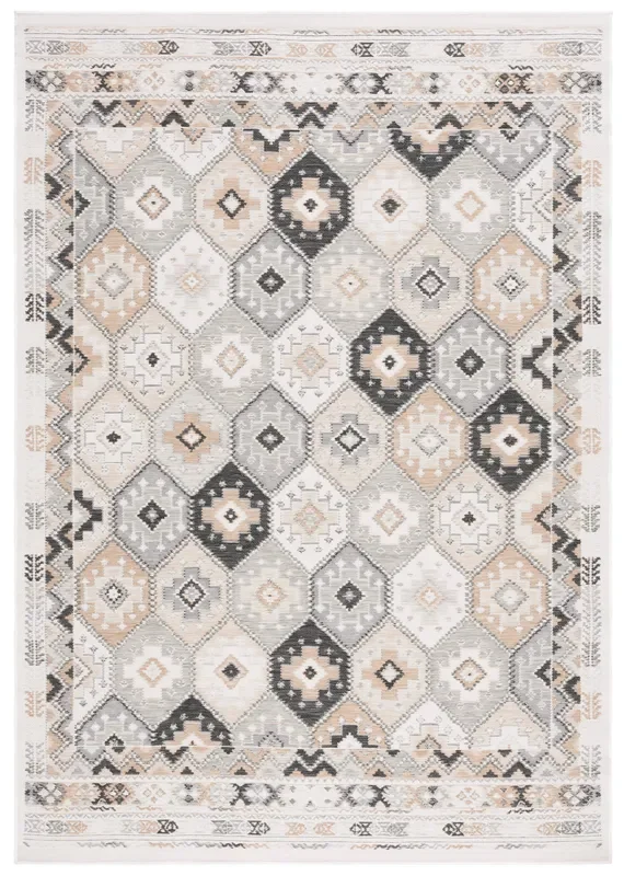 Safavieh Sunrise Sun630A Ivory/Grey Black Rug