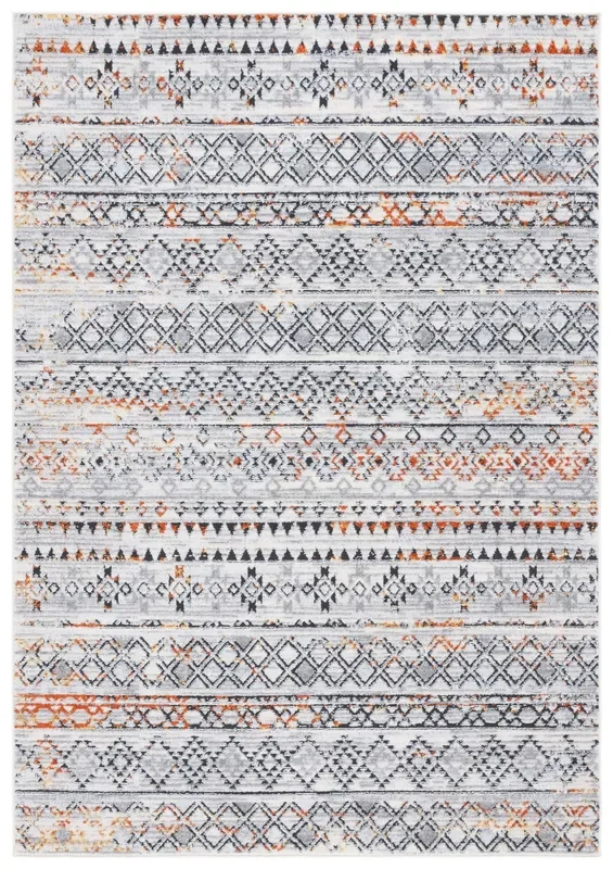 Safavieh Tulum Tul663P Ivory Grey/Rust Rug
