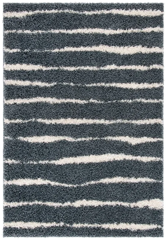Safavieh Venus Shag Vns603G Dark Grey/Ivory Rug