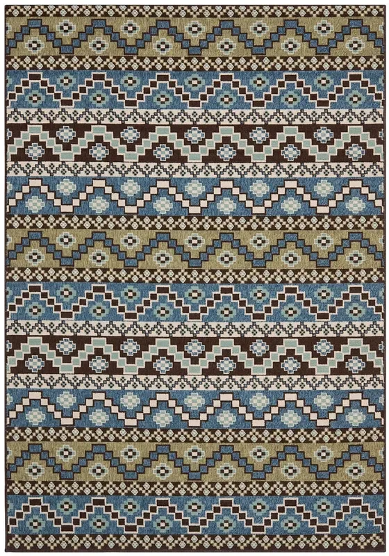 Safavieh Veranda Ver095-0651 Blue / Creme Rugs