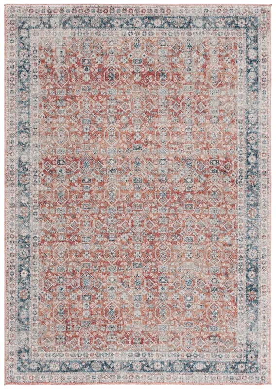 Safavieh Vintage Tabriz Vta202P Rust/Blue Rug